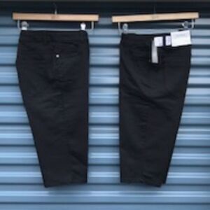 Bermuda Shorts . Size: 4 Petite Skimmer . (2) Pair Bundle . Black . New w/ Tags